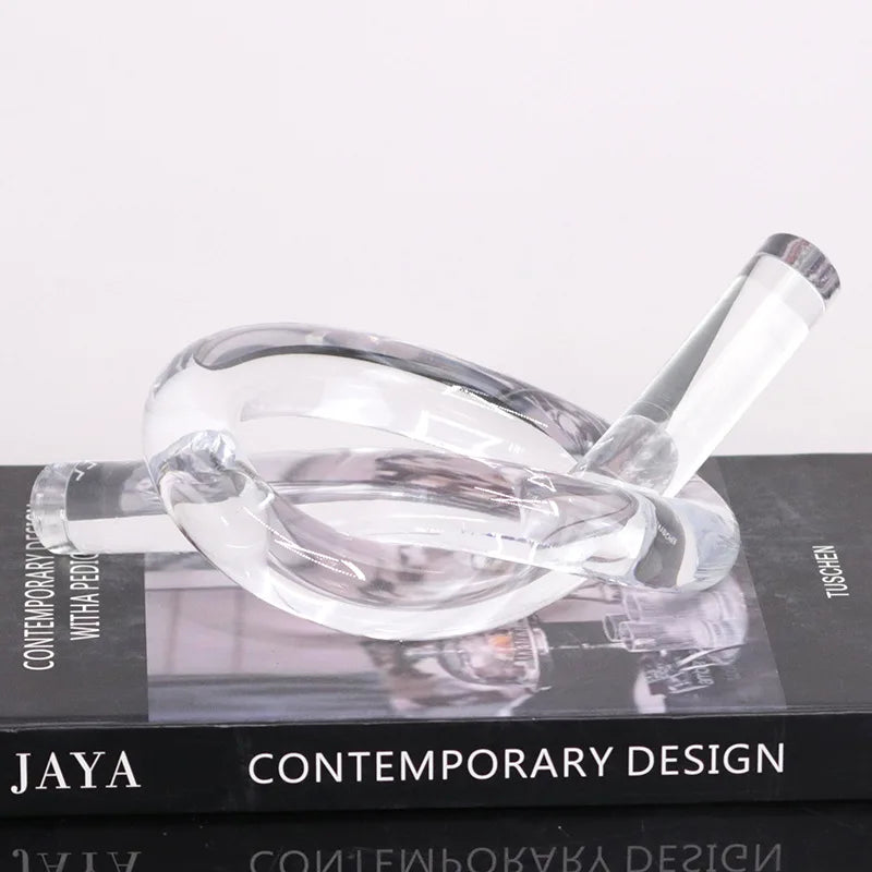 Adornos DecorBites™ de nudos geométricos de cuerda acrílica - Figuras decorativas para el hogar