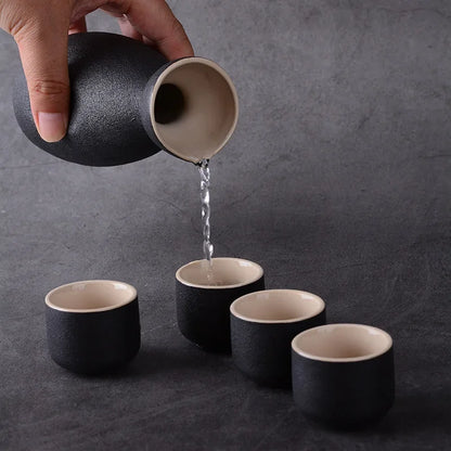 DecorBites™ Japanse Keramische Sake Set - Traditionele Drinkware Ambachten