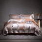 Decobites Damask Jacquard Egyptian Cotton Luxury Bedding Set