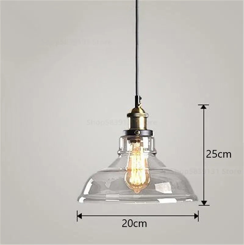 DecorBites™ Glass Ball Pendant Lights for Modern Dining Room, Kitchen, and Living Room