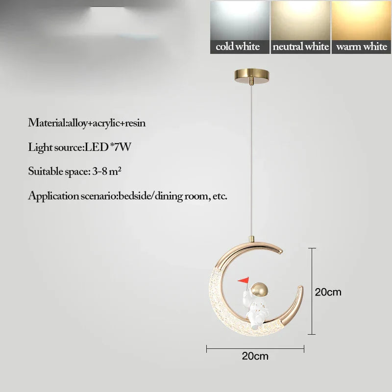 DecorBites™ LED Ring and Moon Lamps Set - Modern Acrylic+Alloy Lighting Collection