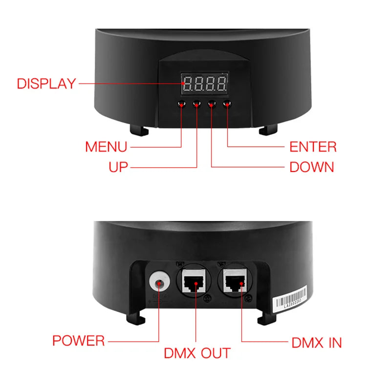 ديكوربايتس™ - إضاءة ليزر متحركة RGB بقوة 300 مللي واط - DMX512 لعروض الديسكو والحفلات الراقصة