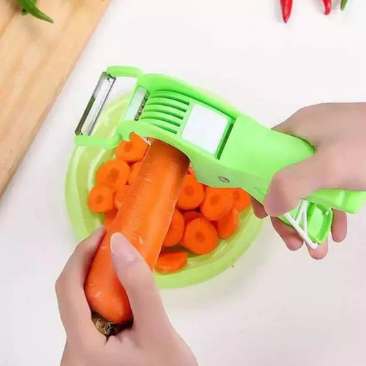 DecorBites™ 2-in-1 Peeler Slicer for Fruits and Vegetables