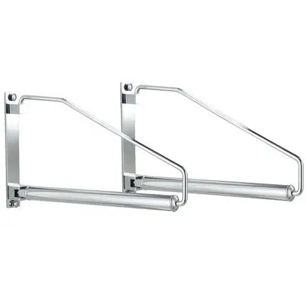 DecorBites™ Brass Gold Wall Clothing Hanger Holder Organizer Rack for Folding Drying