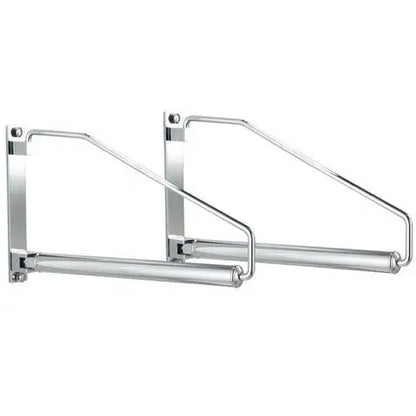 DecorBites™ Brass Gold Wall Clothing Hanger Holder Organizer Rack for Folding Drying