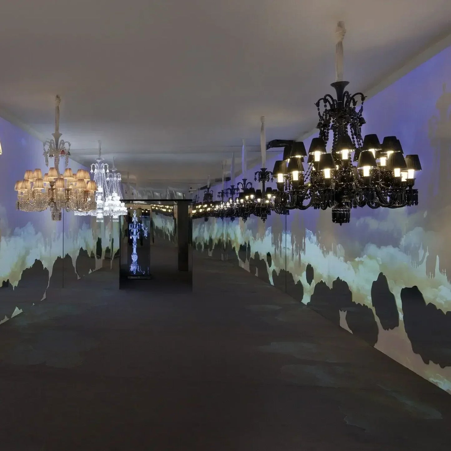 DecorBites™ Black Crystal Chandelier: Luxury Lighting for Villa Hotel, Living Room, Dining Room