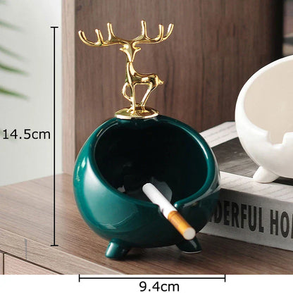 DecorBites™ Cat Paw Porcelain Ashtray | Ceramic Smoking Accessories | Unique Gift for Him