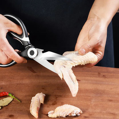 DecorBites™ Kitchen Shears Stainless Steel Multi Cutter for Poultry, Fish & Meat