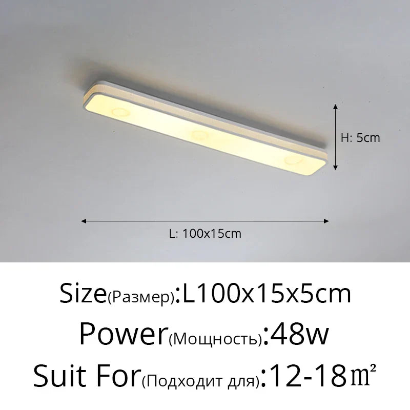 Sleek LED Ceiling Chandelier