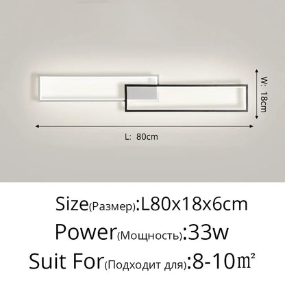 DecorBites™ LED Ceiling Light: Modern Fixture for Living Room, Kitchen & Hallway Lighting