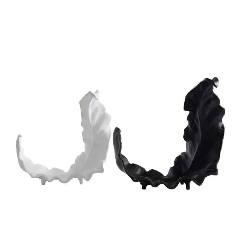 DecorBites™ Leaf Tray Resin Bowl: Handcrafted Desktop Storage & Home Decor