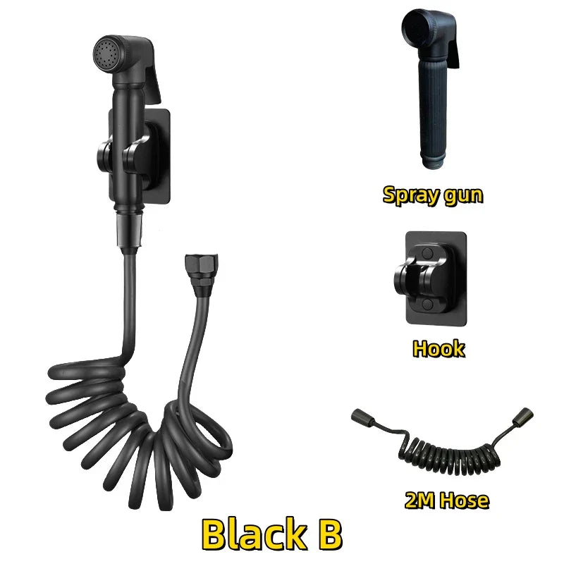 Conjunto de Pulverizador de Bide de Alta Presión Decorbites™ - Accesorios de Ducha Higiénica para Baño y WC