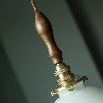 DecorBites™ Glass LED Pendant Flower Lampshade for Bedroom & Living Room Decor