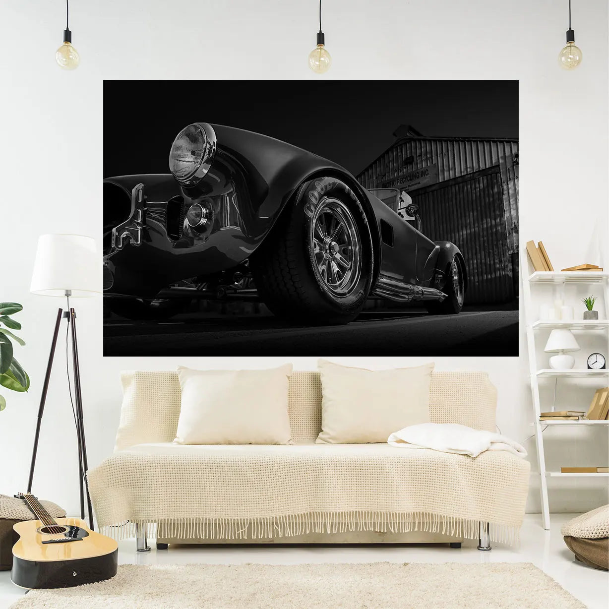 Decobites Retro Car Wall Tapestry - Vintage Aesthetic Home Decor