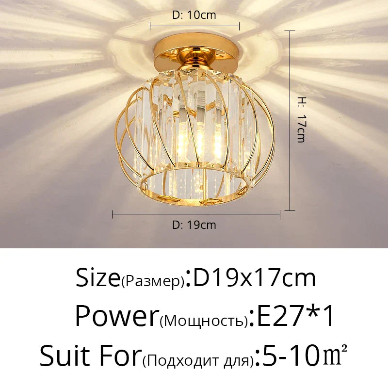 Lámpara de araña LED nórdica de cristal DecorBites™ para iluminación interior moderna