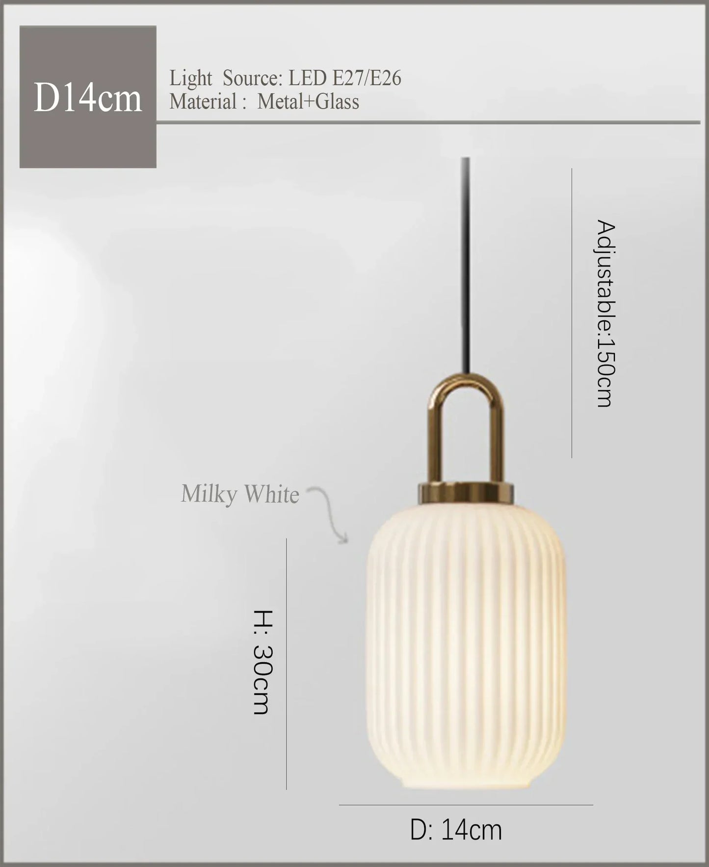 DecorBites™ Japanese Glass Pendant Light: Modern Nordic LED Hanging Lamp for Bedroom Home Décor