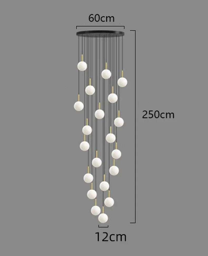 DecorBites™ LED Ceiling Lamp Chandelier: Modern Decorative Lighting for Bedroom and Dining Room