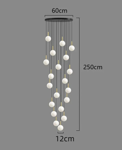 DecorBites™ LED Ceiling Lamp Chandelier: Modern Decorative Lighting for Bedroom and Dining Room
