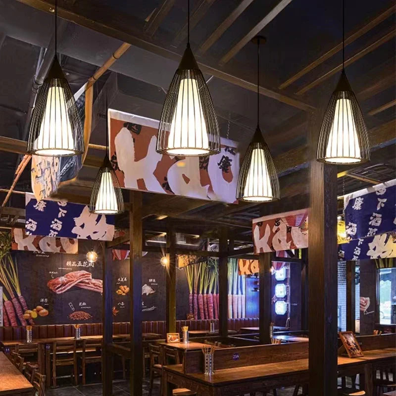 DecorBites™ Iron Cage Pendant Lights for Dining Living Room Bar Cafe Restaurant Industrial Style