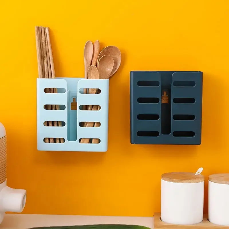 Organizador de Utensilios de Cocina Decorbites™ - Almacenamiento de Montaje en Pared para Cubiertos y Vajilla