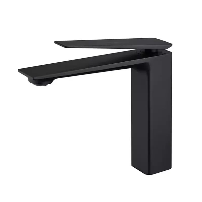 DecorBites™ Gold Basin Faucet, Gray Bathroom Mixer Tap, Single Handle Waterfall Faucet