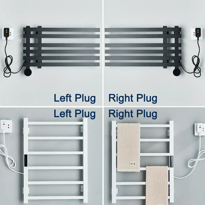 DecorBites™ Electric Towel Warmer: Digital Display, Wall Mount, Smart Home Technology