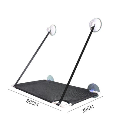 Cama colgante para gatos DecorBites™ con ventosa para ventana, hamaca, radiador, cama para mascotas duradera y lavable