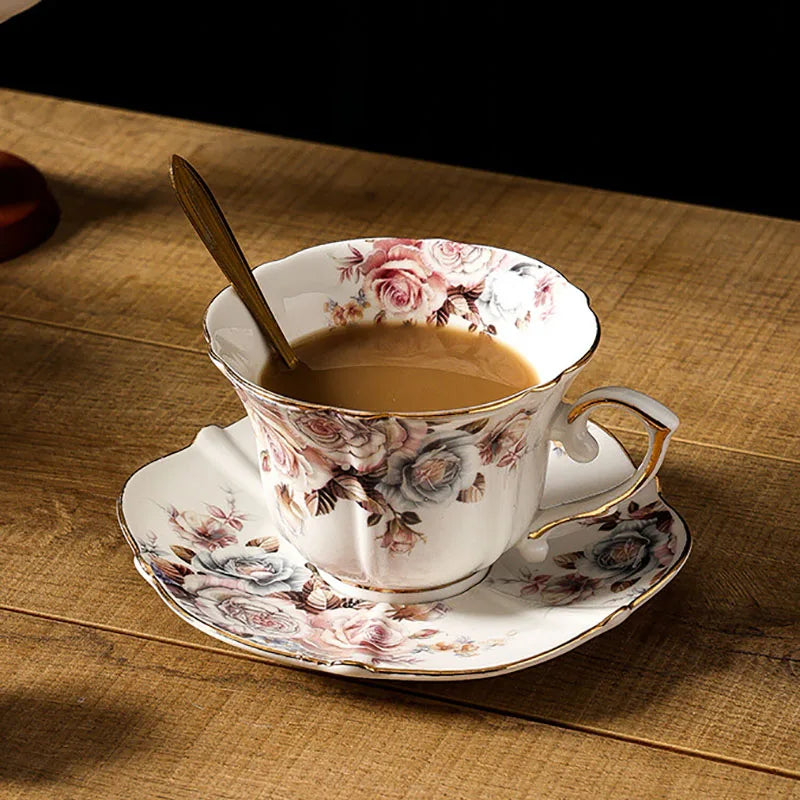 Ceramic Lace Tea Set