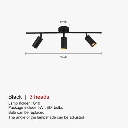 DecorBites™ مصباح سقف LED قابل للتعديل لإضاءة خلفية غرفة الطعام والمطبخ وغرفة النوم