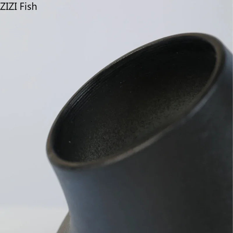 DecorBites™ Ceramic Vase: Elegant Flower Arrangement for Desktop Decor Aesthetic