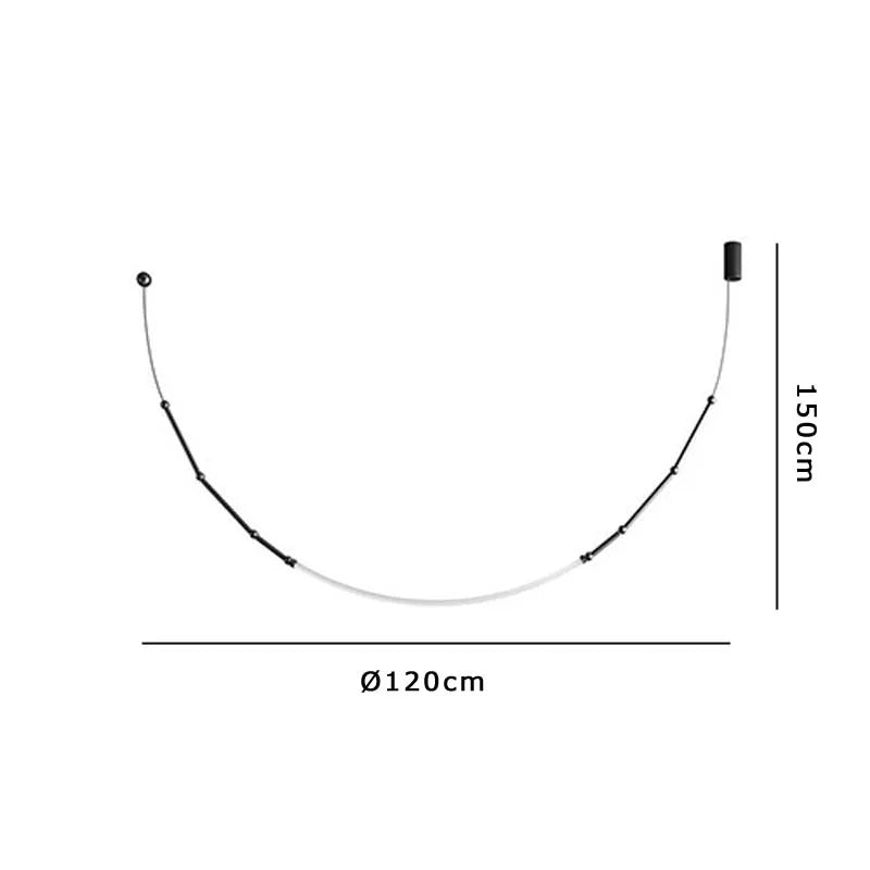 DecorBites™ LED Chandelier: Modern Minimalist Design for Luxury Home Decor