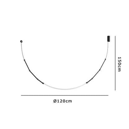 DecorBites™ LED Chandelier: Modern Minimalist Design for Luxury Home Decor