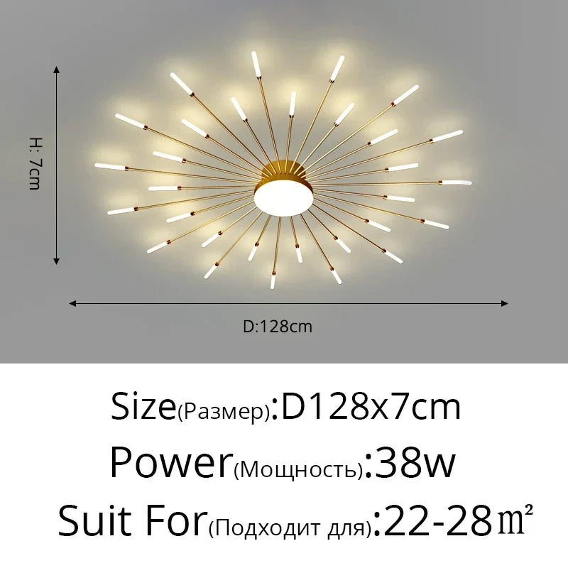 DecorBites™ LED Chandelier for Modern Living Kids Room Bedroom Hall Lighting Decor