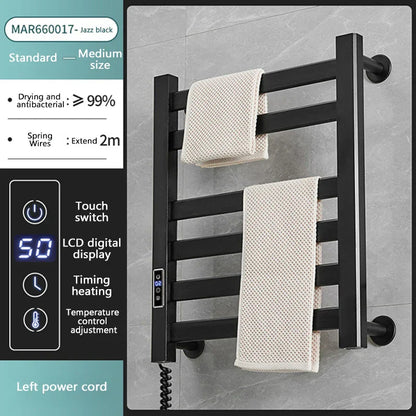 DecorBites™ Electric Towel Radiator Warmer Rack for Smart Bathroom Storage and Heating
