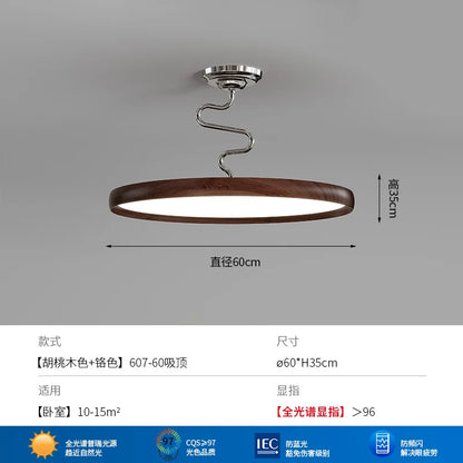 Lámpara de araña LED de aluminio estilo crema DecorBites™ para decoración nórdica del hogar