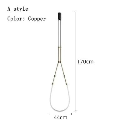 Lámpara de araña lineal creativa DecorBites™ para sala de estar, vestíbulo, dormitorio, hotel, restaurante