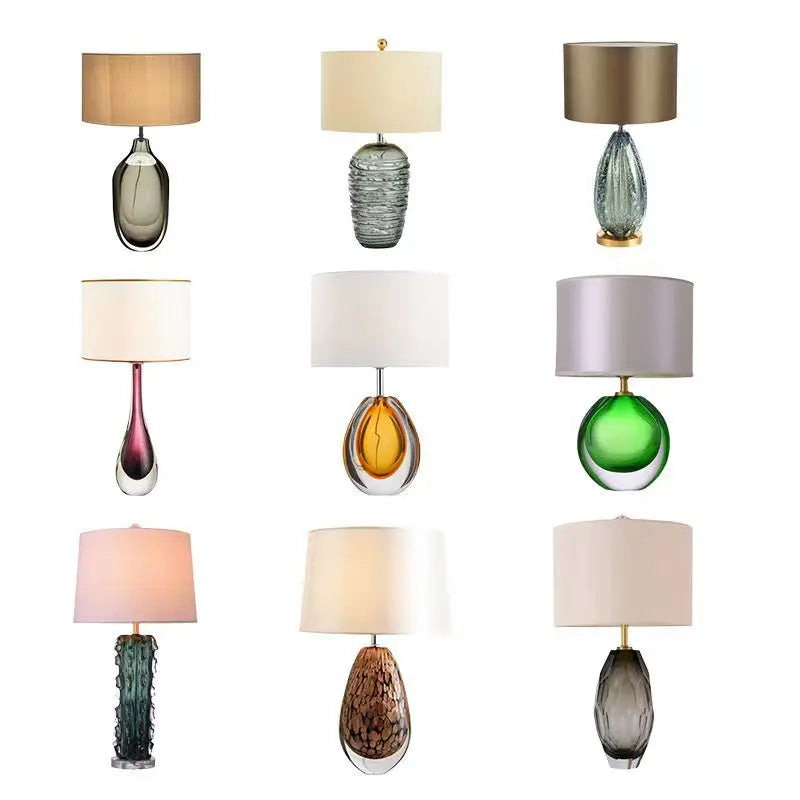 Decorbites™ Glas-Tischleuchte - Nordisches modernes Design für Wohnzimmer, Schlafzimmer, Hotel
