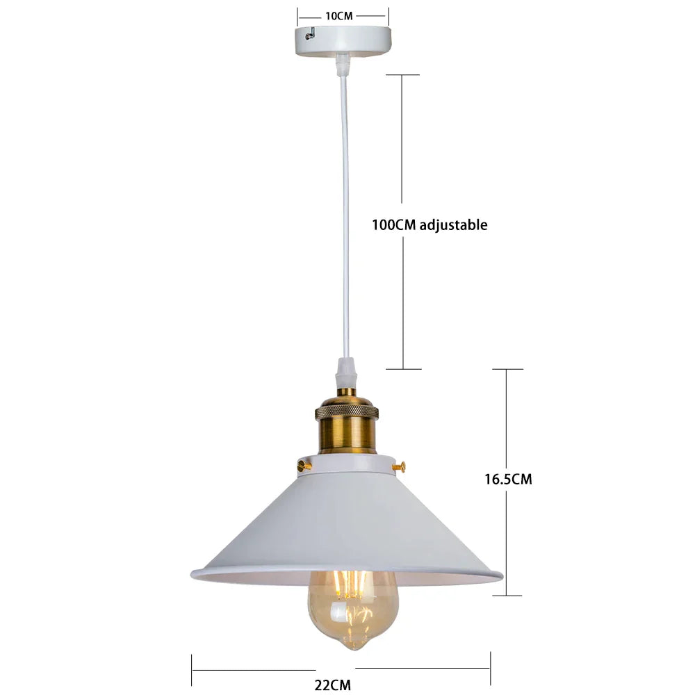 DecorBites™ Industrial Retro LED Hanging Chandelier Pendant Light for Home Dining, Bar, and Restaurant Décor