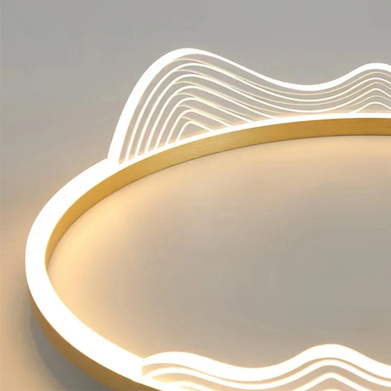 DecorBites™ Golden Lustre Ceiling Lamp for Bedroom Living Dining Kitchen Lighting