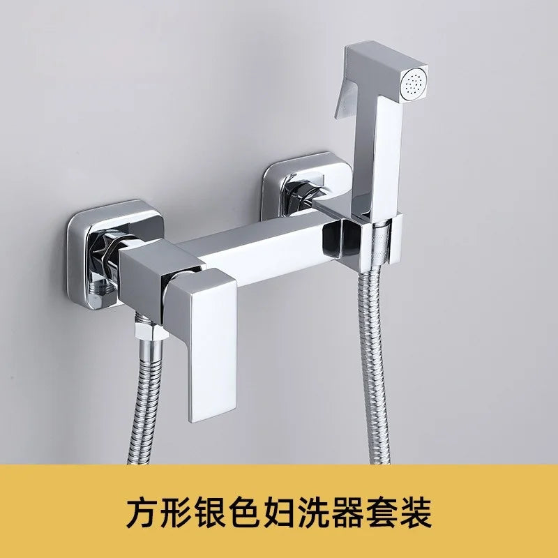 DecorBites™ Brass Bidet Spray Gun Set for Hot/Cold Water - Bathroom Accessory