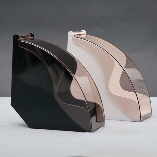 DecorBites™ Coffee Filter Dispenser with Acrylic Cover: High-Quality Barista Shelf for Coffee Paper.