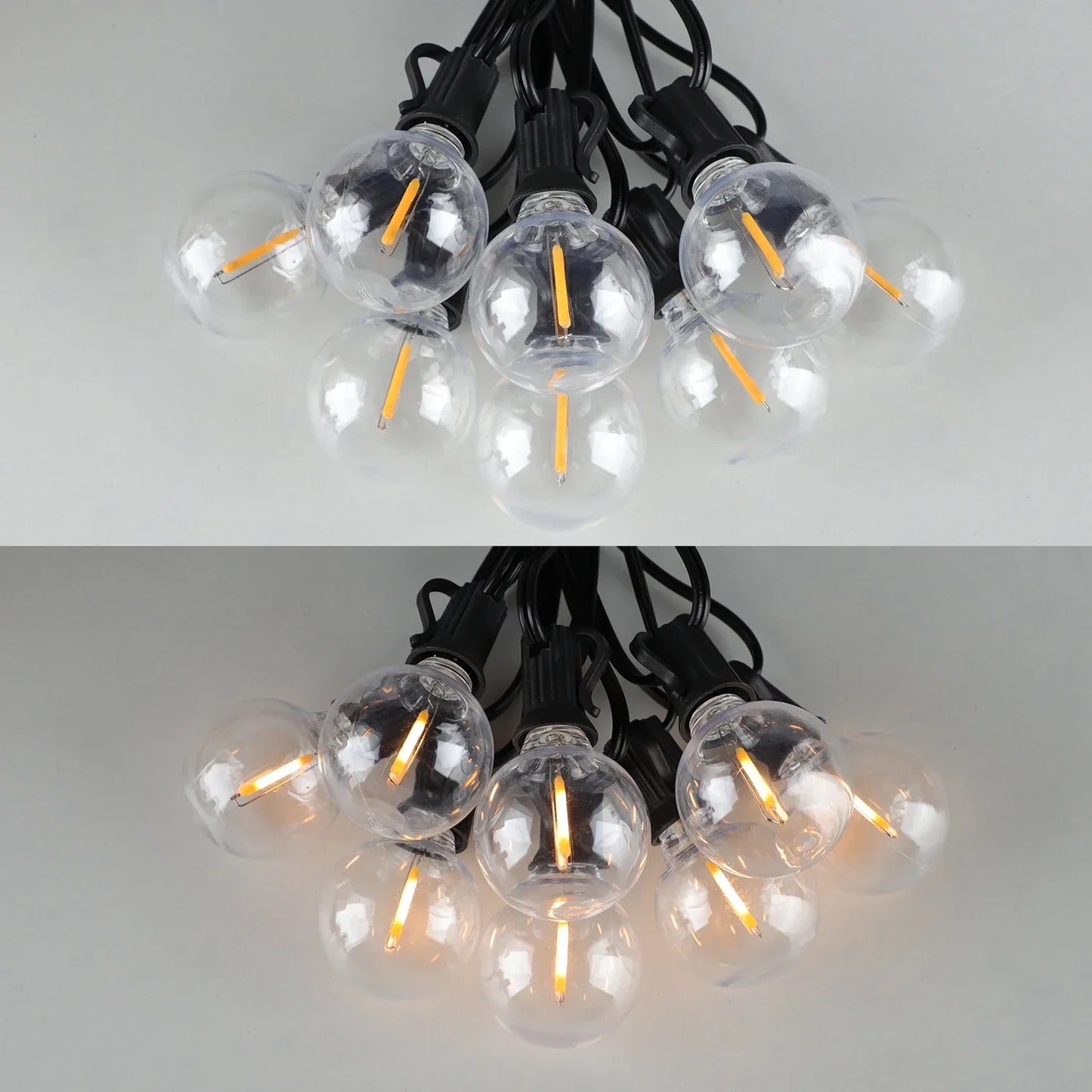 DecorBites™ G40 LED Shatterproof Globe Outdoor Patio String Lights