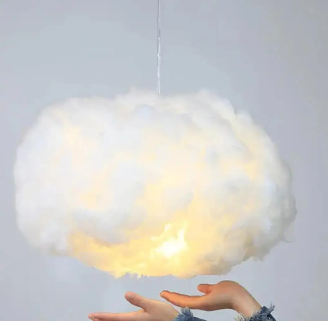 DecorBites™ Cloud LED Pendant: Modern Hanging Lamp for Living, Bedroom, Kids Room Lighting