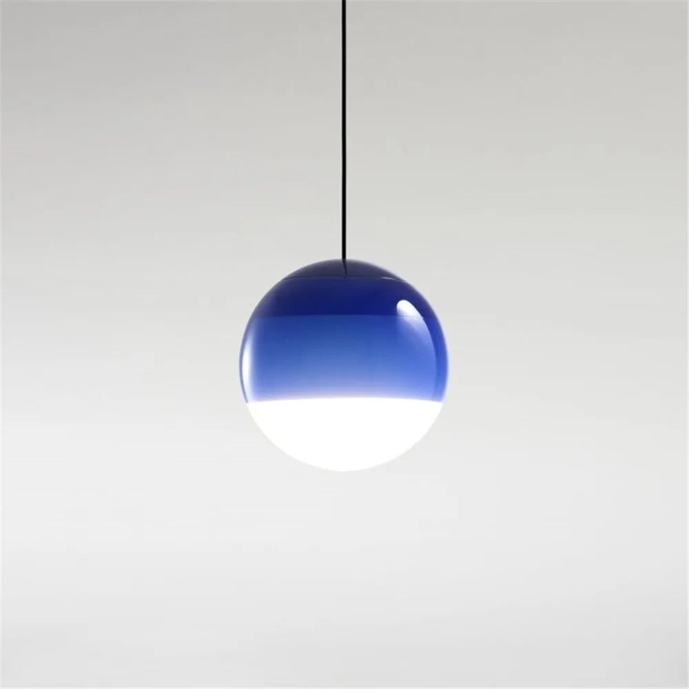 DecorBites™ Gradient Glass Dome Pendant Lamps for Modern Interiors