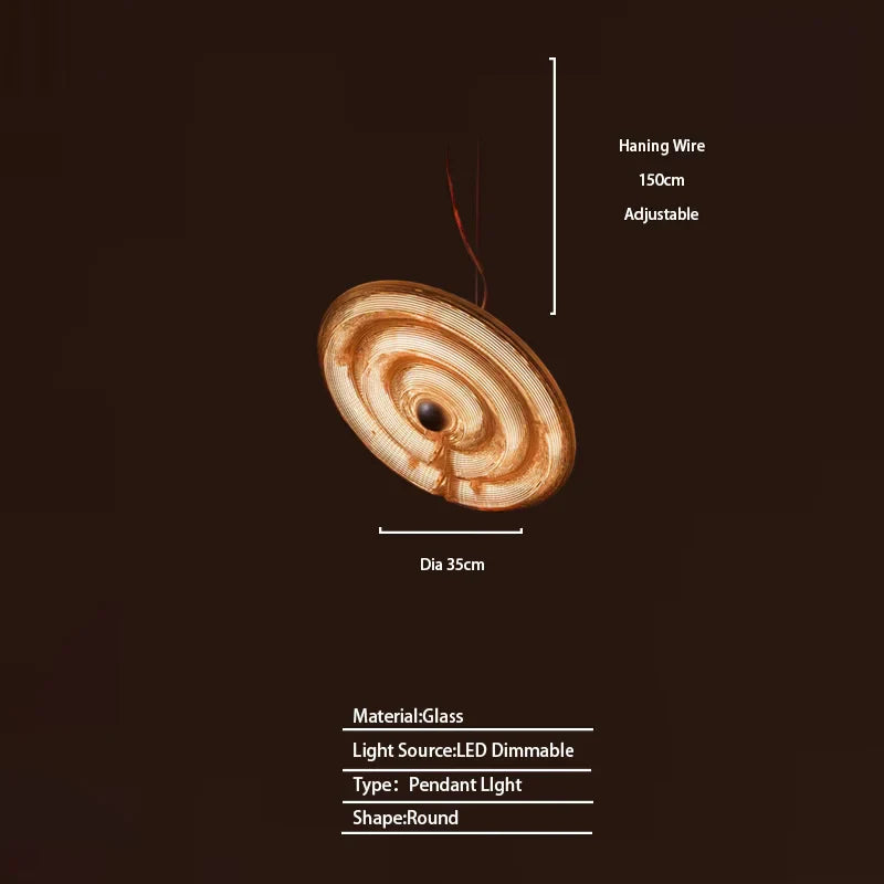 DecorBites™ Glass Wall Lamp Dimmable LED Modern Light Fixture for Living Room