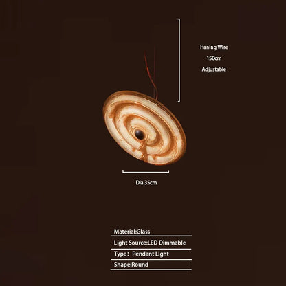 DecorBites™ Glass Wall Lamp Dimmable LED Modern Light Fixture for Living Room