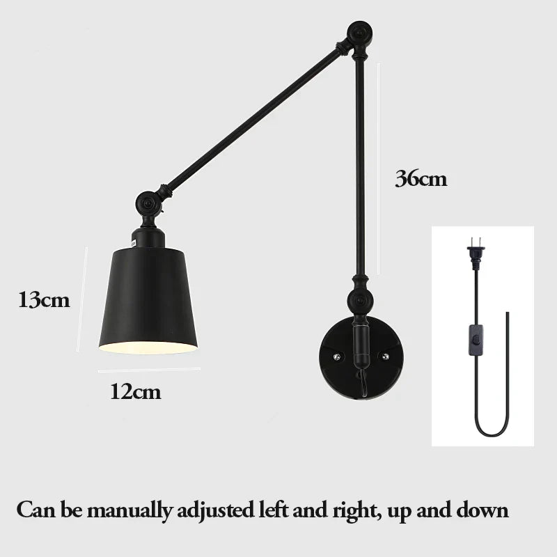 DecorBites™ Adjustable Telescopic Wall Lamp for Indoor Lighting in Living Room, Bedroom, Study