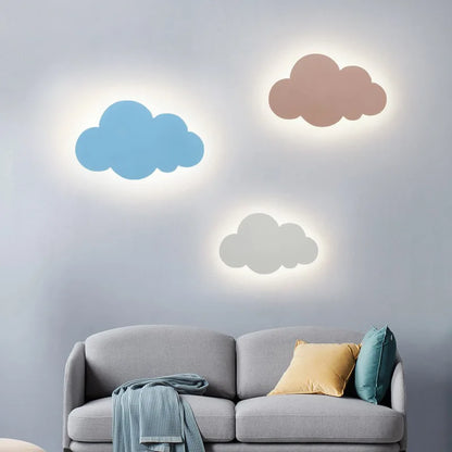 DecorBites™ Cloud Wall Light: Modern Nordic LED Bedside Lamp for Children's Room