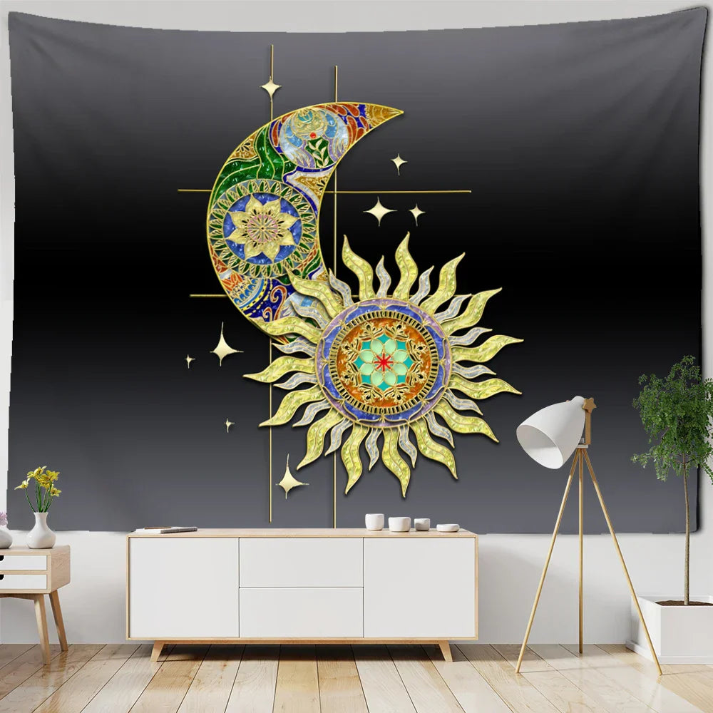 Decobites Tree of Life Tapestry Wall Hanging - Psychedelic Hippie Mandala Home Decor