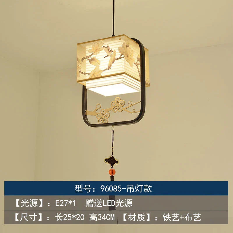 DecorBites™ Chinoiserie Retro Chandelier: Study Bedroom Dining Room Industrial Lighting
